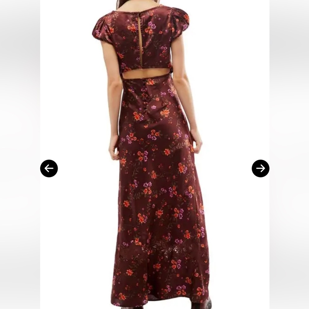 FREE PEOPLE 
Butterfly Babe Cutout Maxi Dress - Brown Combo
New with tags. - Picture 4 of 12